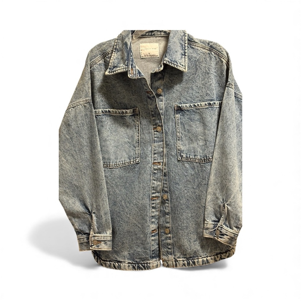 Celebrity Pink Light Blue Denim Jacket